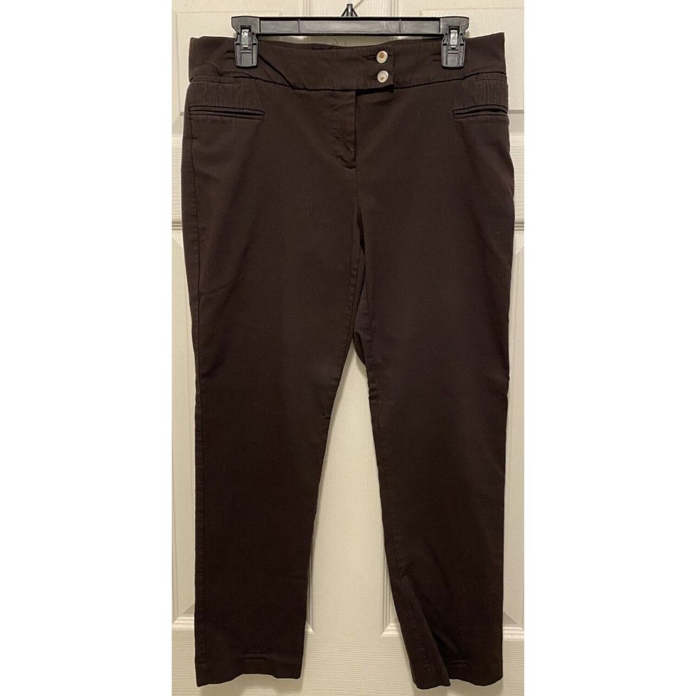 Style & Co Women's Petite Brown Pants, Sz - 12; FLAW-see Description & Pictures